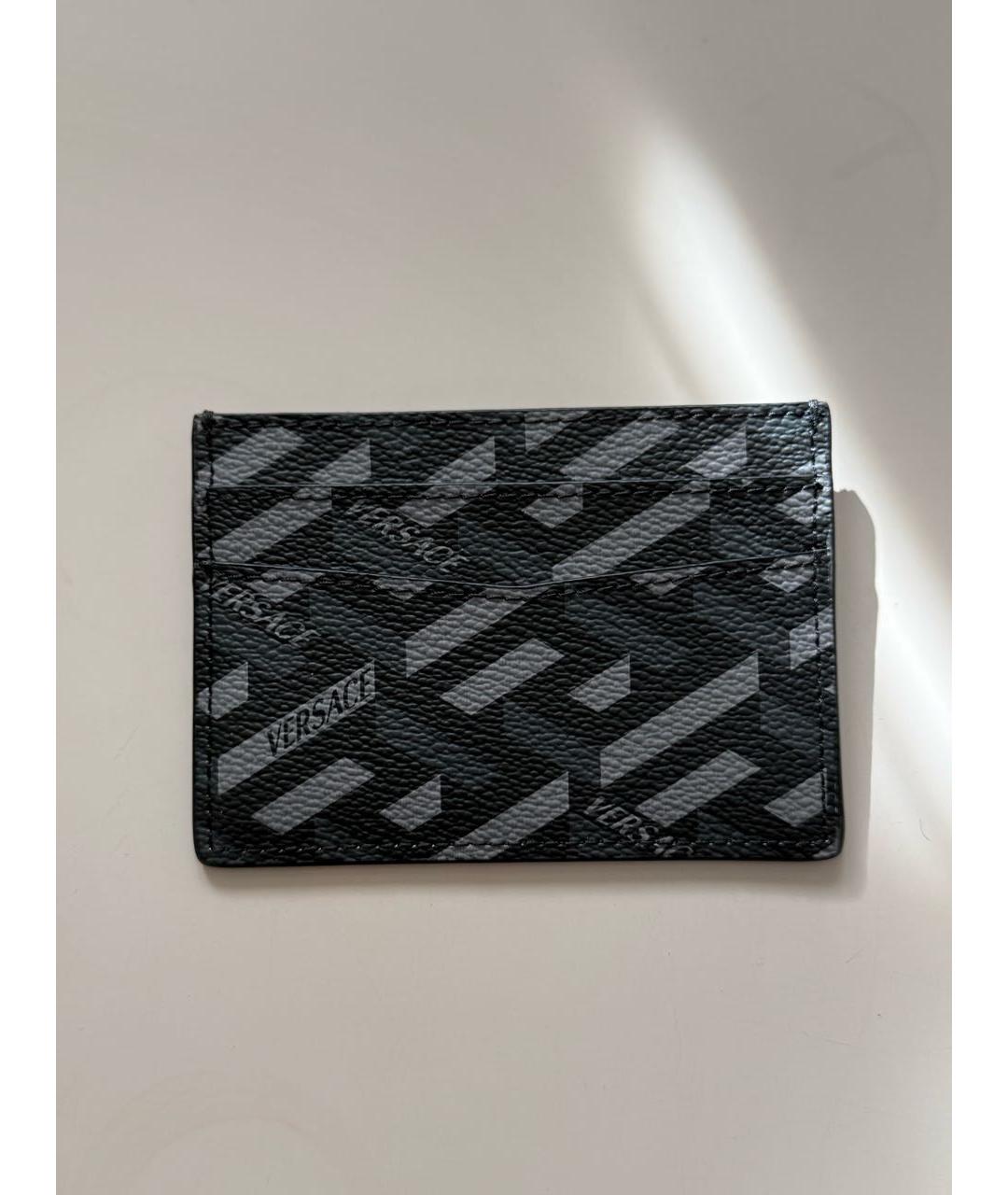 VERSACE Антрацитовый кардхолдер, фото 8