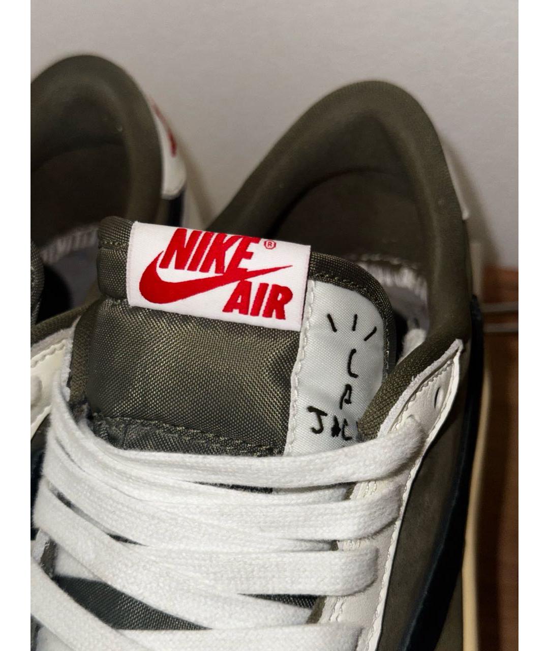 JORDAN Хаки низкие кроссовки / кеды, фото 4