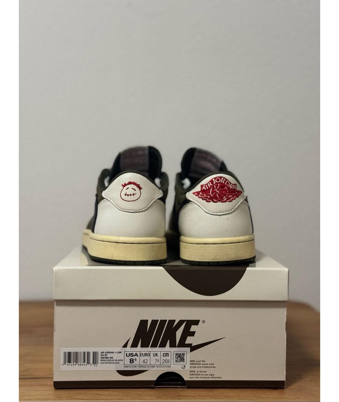 JORDAN Хаки низкие кроссовки / кеды, фото 2