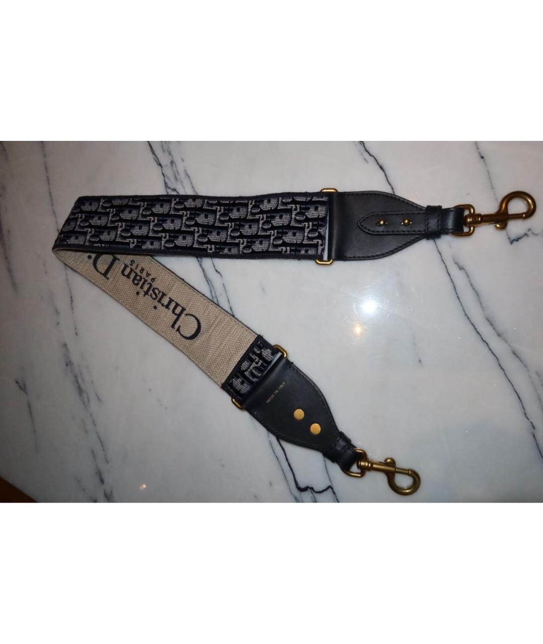 CHRISTIAN DIOR Темно-синий ремень, фото 3