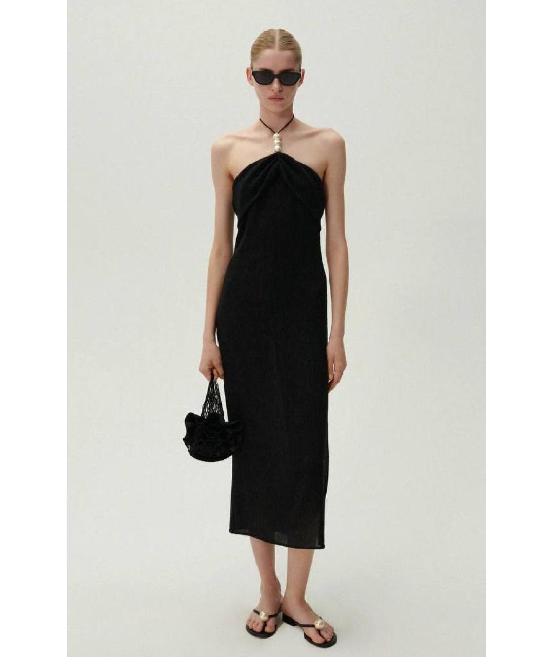 MAGDA BUTRYM Черное повседневное платье, фото 3