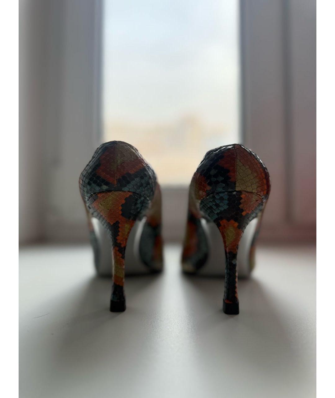 CHANEL Мульти туфли из экзотической кожи, фото 6