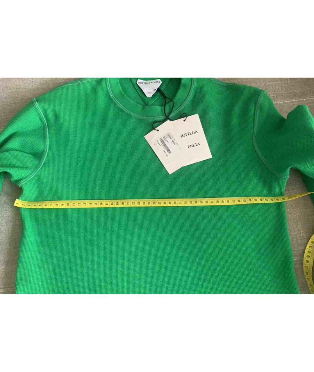 BOTTEGA VENETA Зеленый джемпер / свитер, фото 8
