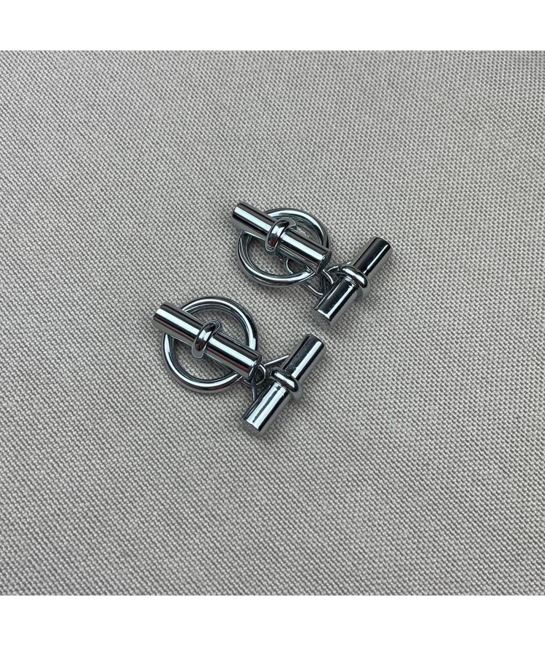 HERMES Серебряные запонки, фото 8