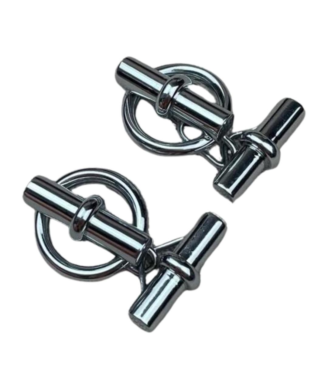 HERMES Серебряные запонки, фото 1