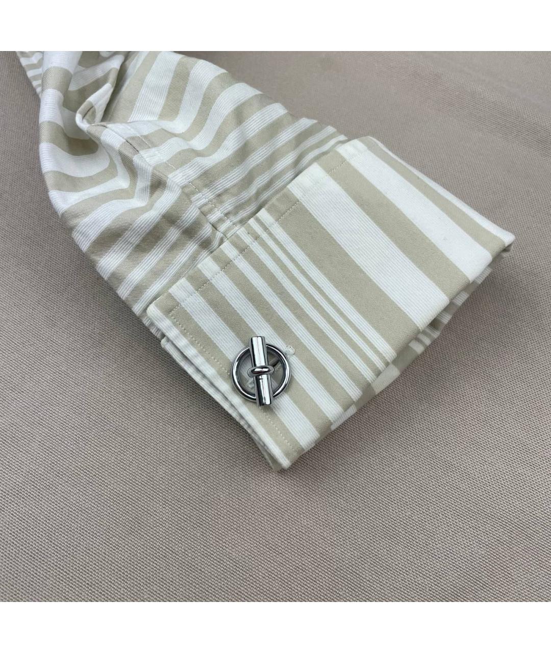 HERMES Серебряные запонки, фото 6