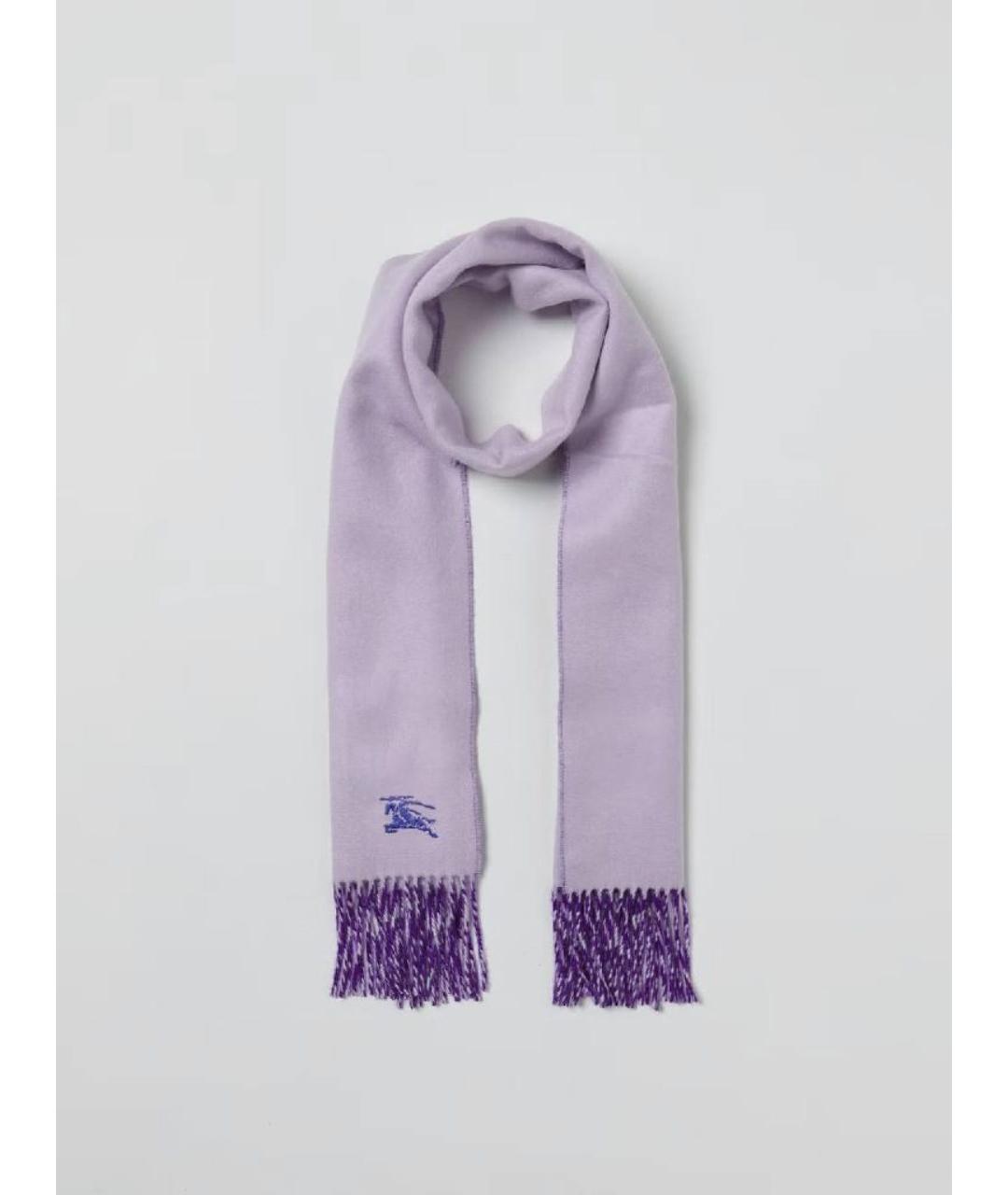 BURBERRY Фиолетовый шарф, фото 3