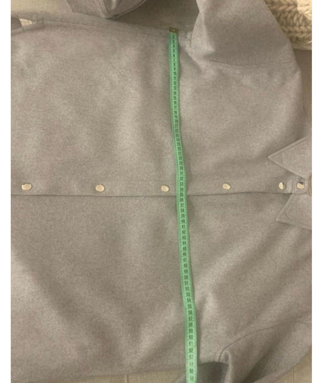 ACNE STUDIOS Серая шерстяная рубашка, фото 8