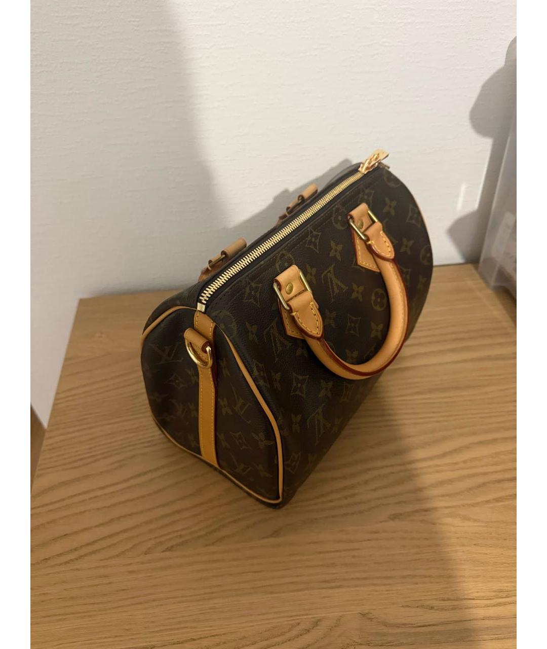 LOUIS VUITTON Коричневая сумка с короткими ручками, фото 2