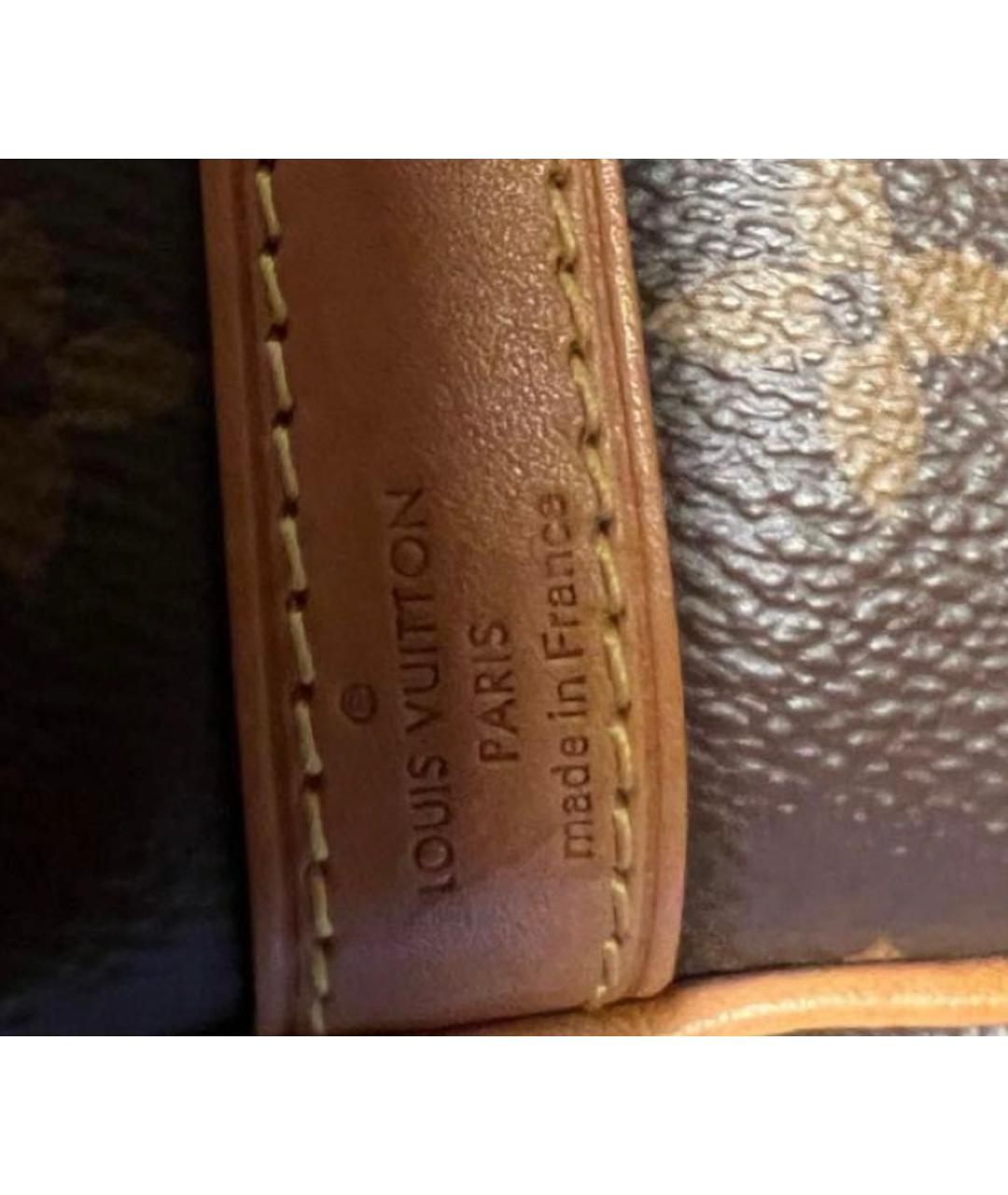 LOUIS VUITTON Коричневая сумка с короткими ручками, фото 5