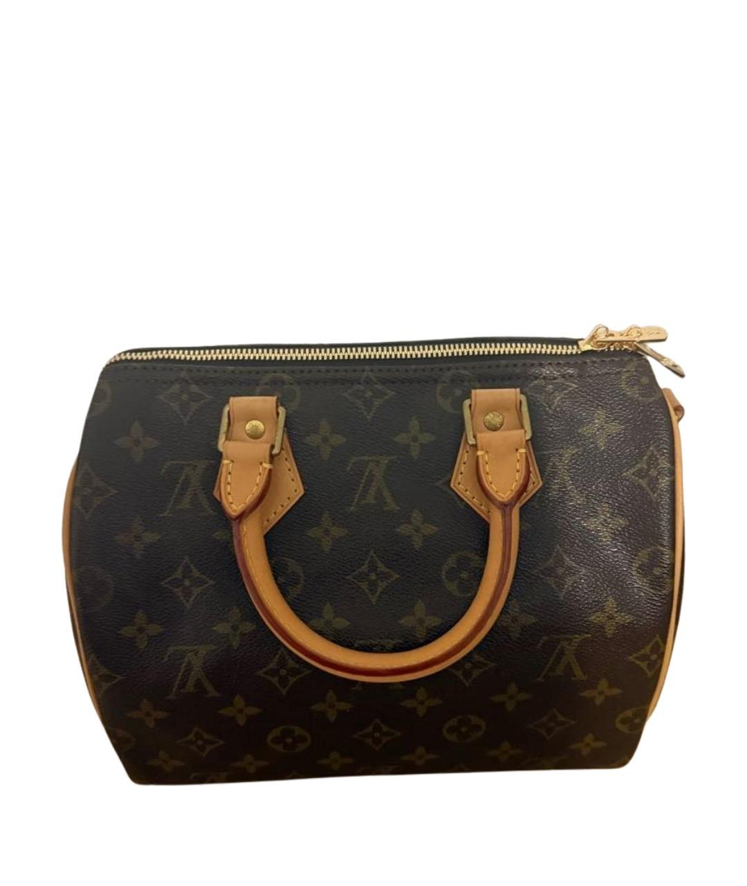 LOUIS VUITTON Коричневая сумка с короткими ручками, фото 1