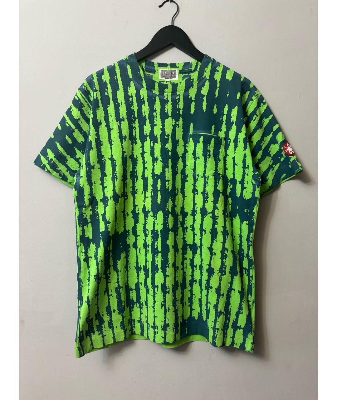 CAV EMPT Зеленая хлопковая футболка, фото 7