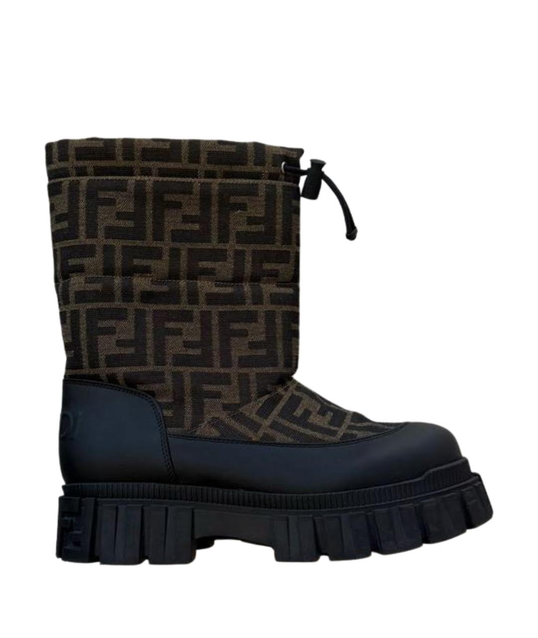 FENDI KIDS Мульти текстильные сапоги, фото 1