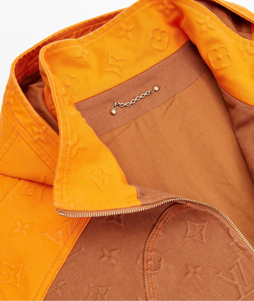 LOUIS VUITTON Оранжевая хлопковая куртка, фото 6