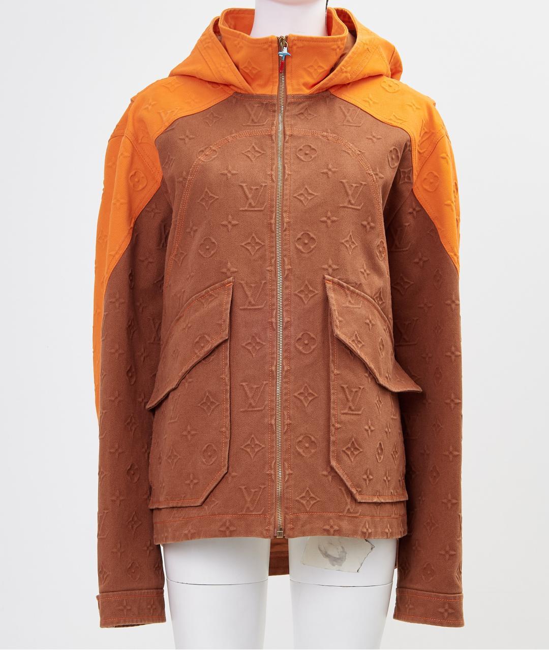 LOUIS VUITTON Оранжевая хлопковая куртка, фото 8