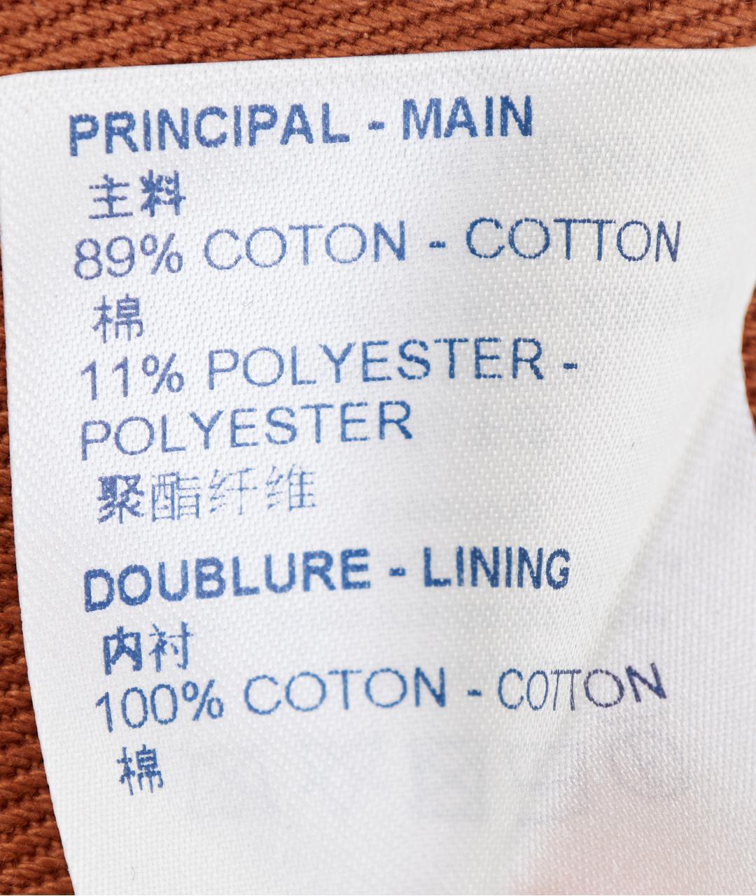 LOUIS VUITTON Оранжевая хлопковая куртка, фото 3