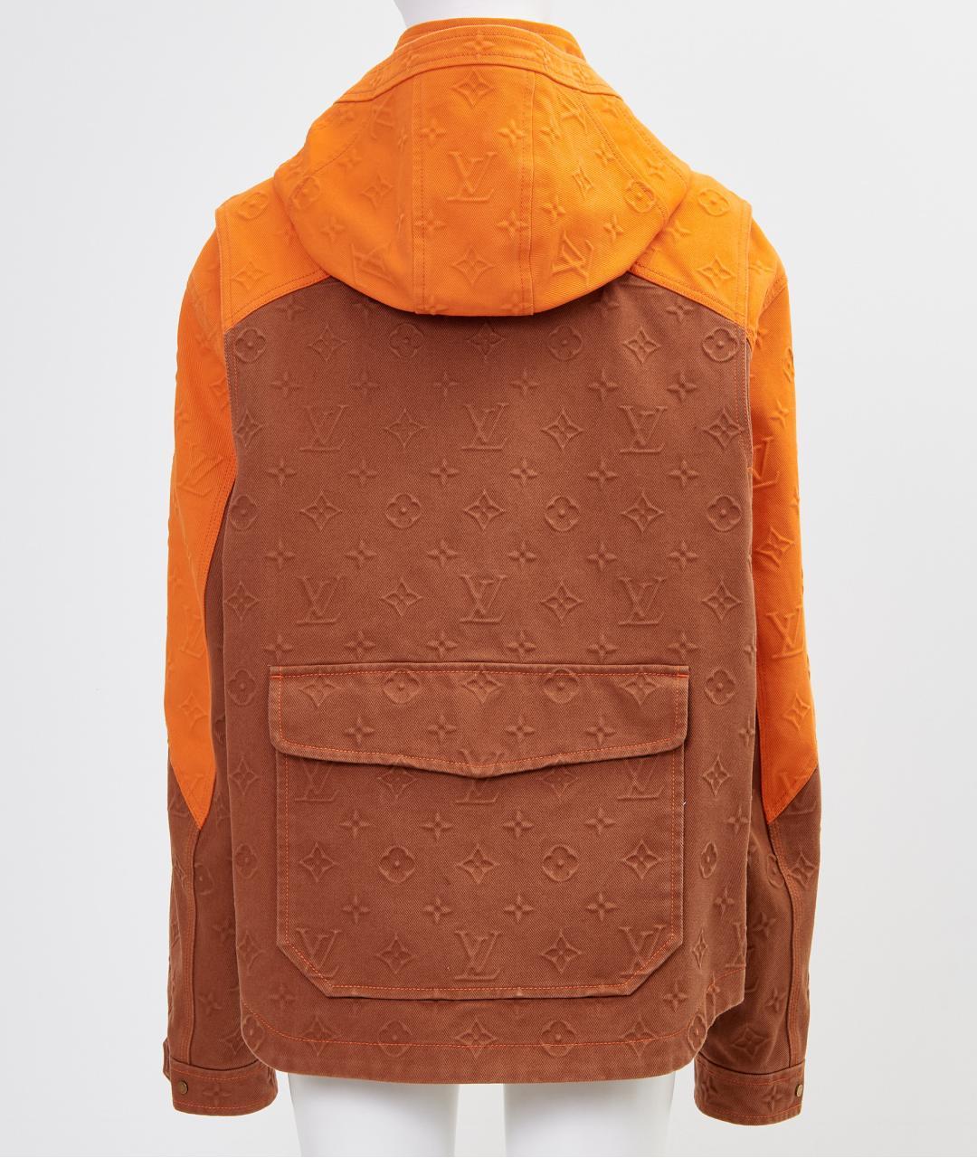 LOUIS VUITTON Оранжевая хлопковая куртка, фото 2