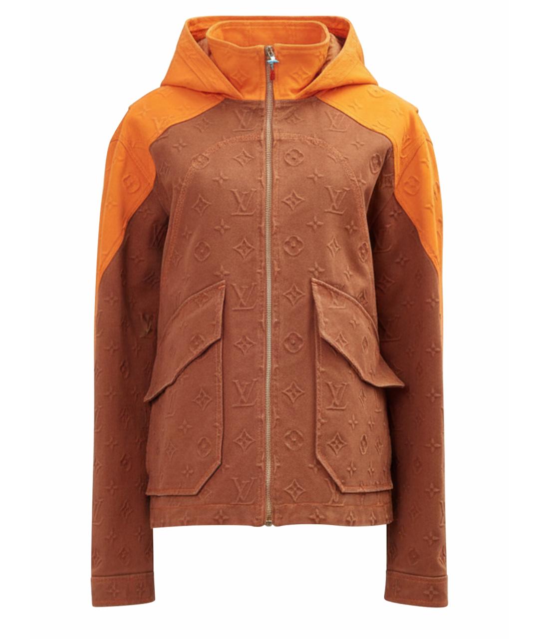 LOUIS VUITTON Оранжевая хлопковая куртка, фото 1