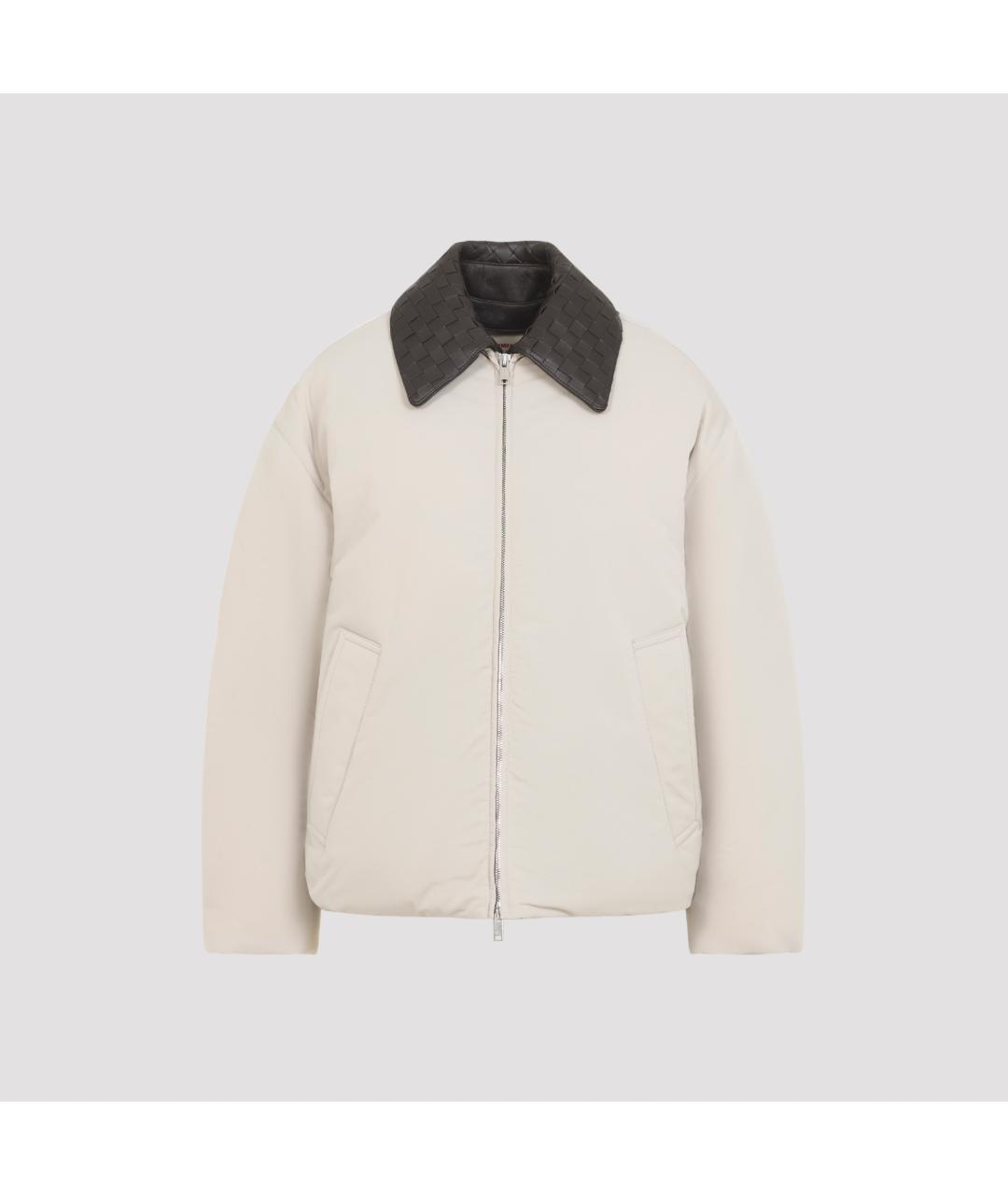BOTTEGA VENETA Бежевая полиамидовая куртка, фото 2