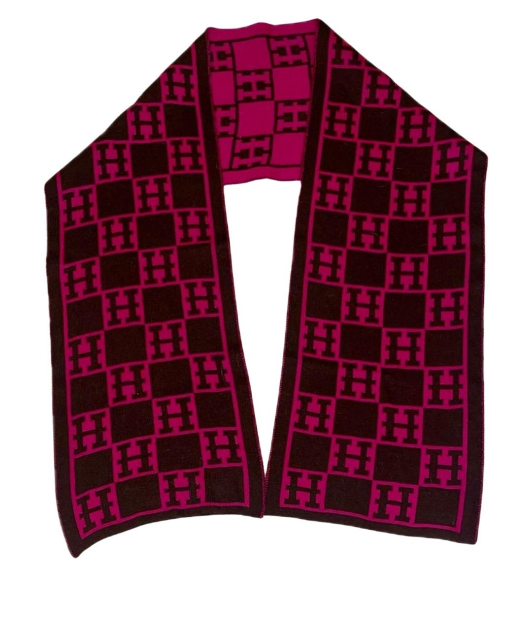 HERMES Мульти шерстяной шарф, фото 1