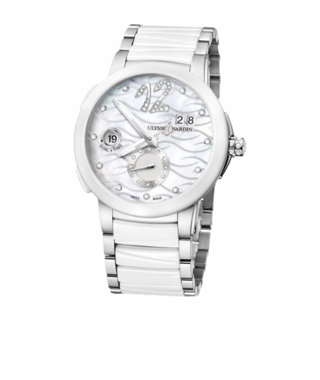Ulysse Nardin Белые керамические часы, фото 1
