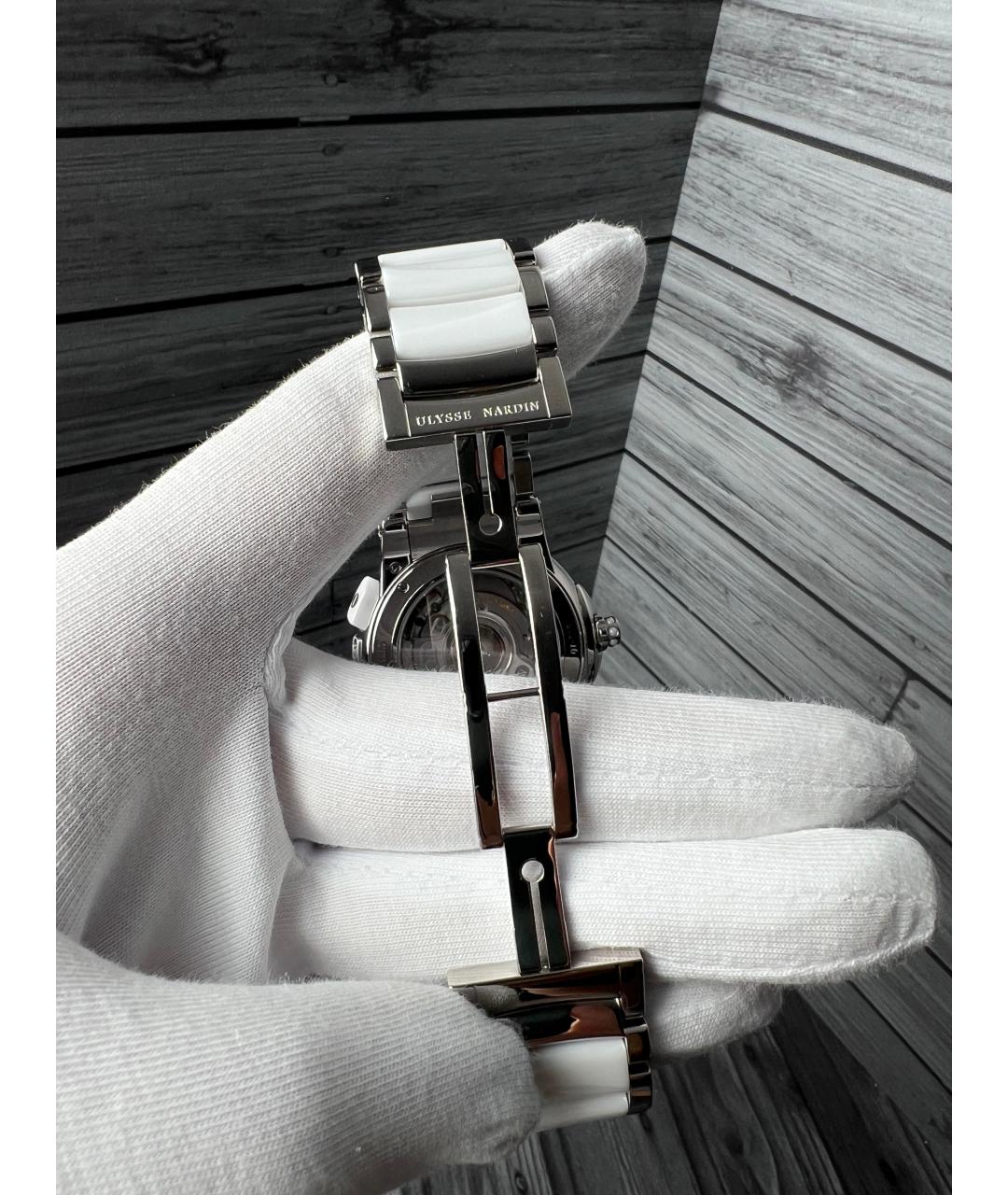 Ulysse Nardin Белые керамические часы, фото 9