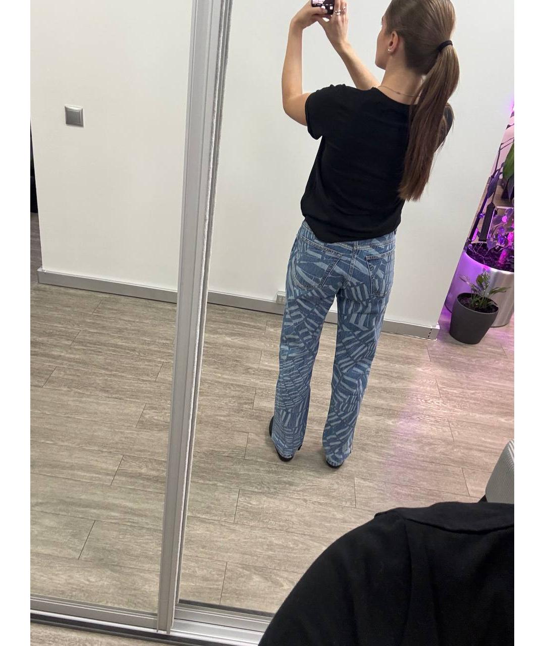 ALEXANDER WANG Голубые прямые джинсы, фото 7