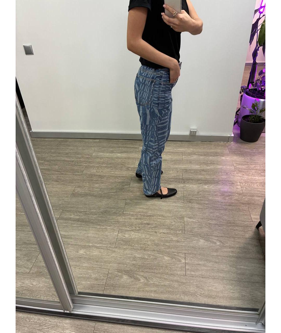 ALEXANDER WANG Голубые прямые джинсы, фото 6