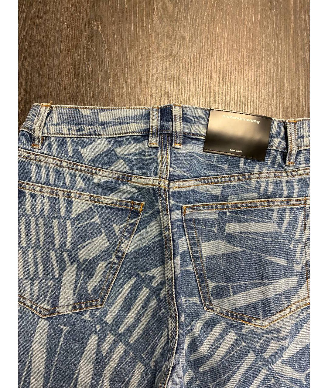 ALEXANDER WANG Голубые прямые джинсы, фото 4