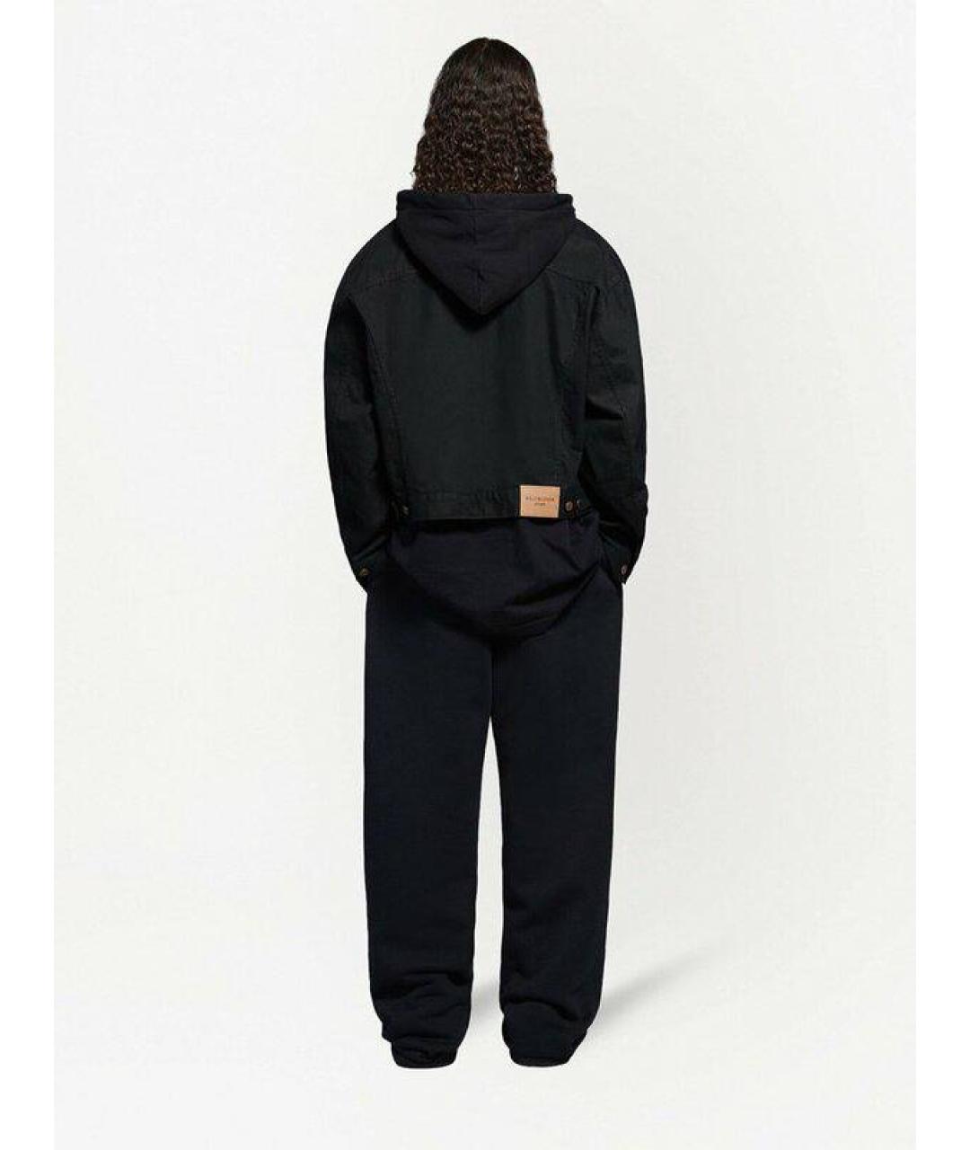 BALENCIAGA Черная деним куртка, фото 3