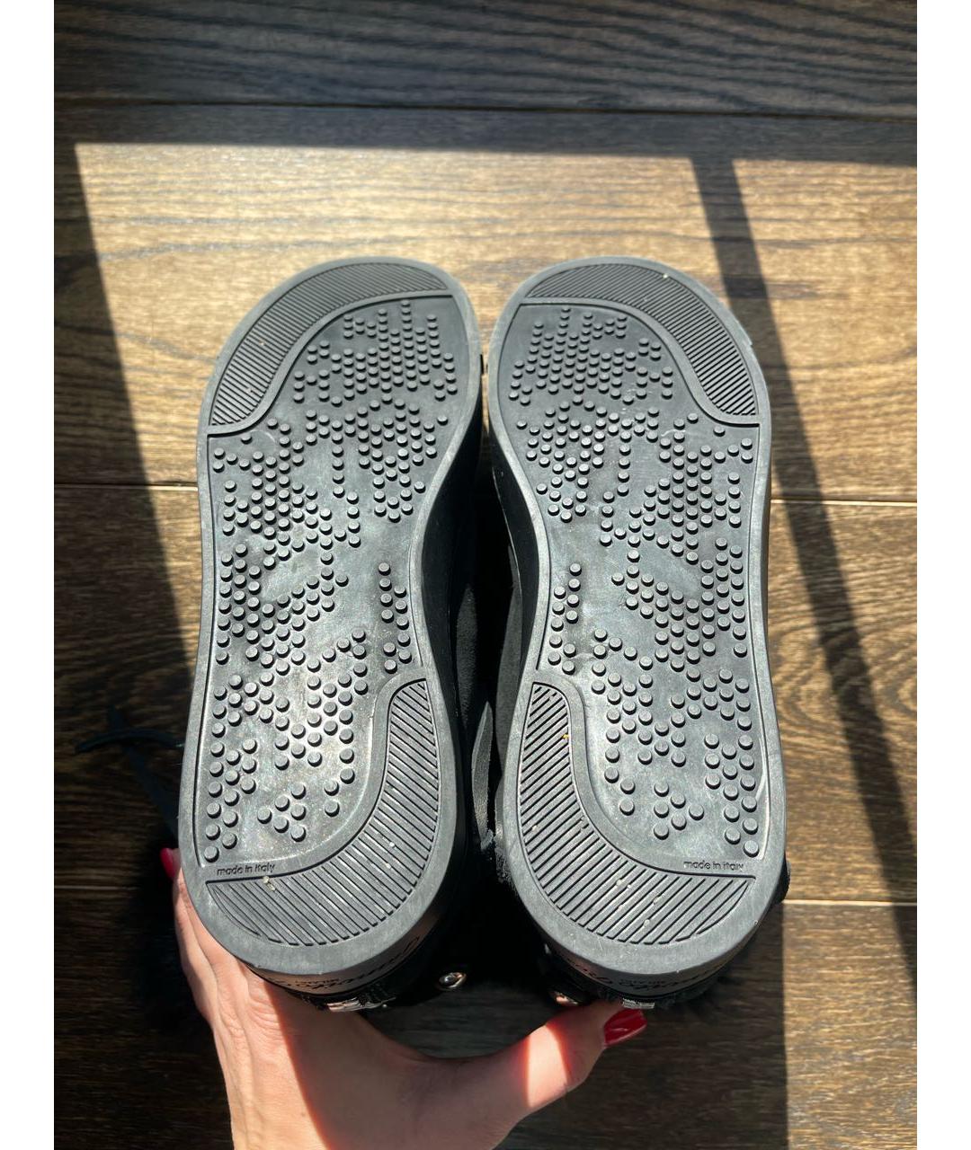 GIANVITO ROSSI Черные замшевые ботинки, фото 4