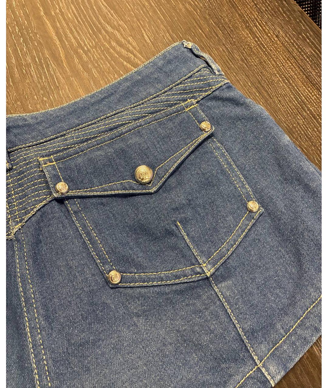 BALMAIN Синие шорты, фото 5