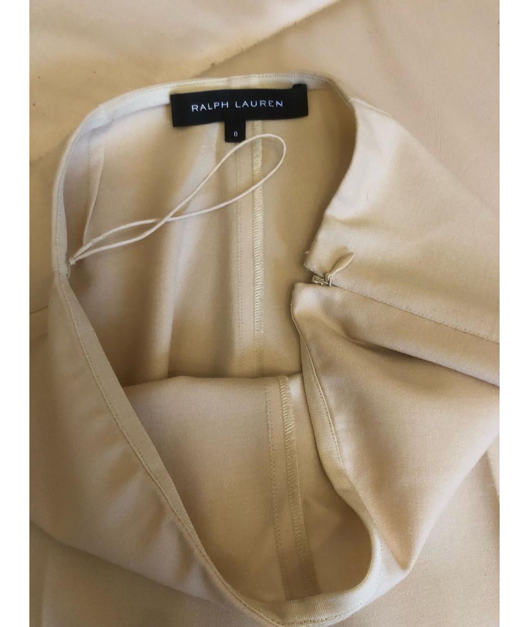 RALPH LAUREN Бежевые брюки узкие, фото 3