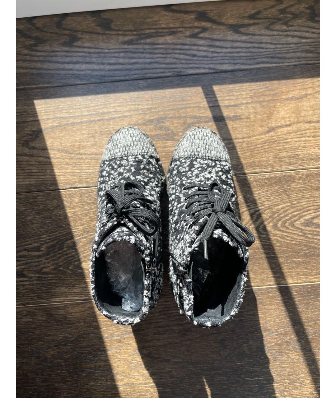 CHANEL Мульти текстильные полусапоги, фото 2