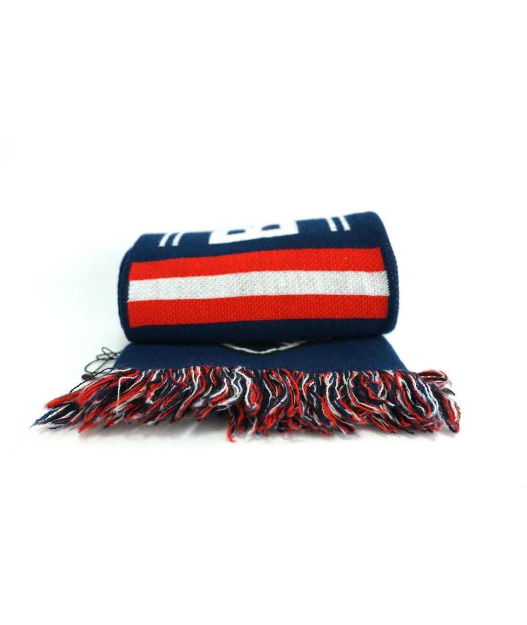 BALENCIAGA Темно-синий шерстяной шарф, фото 5