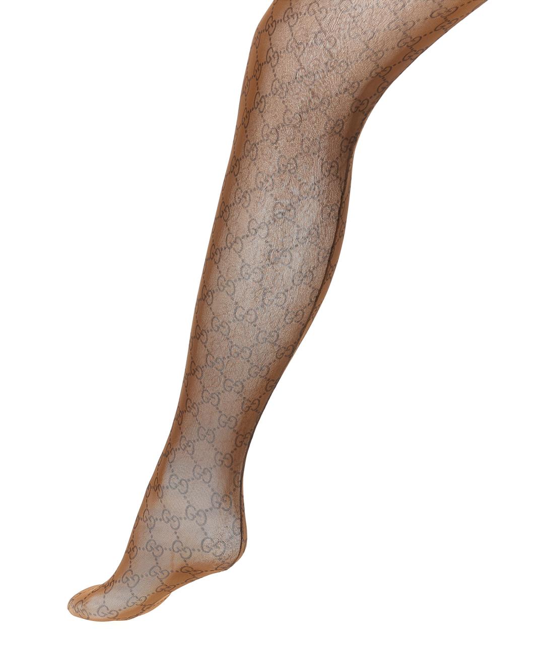 GUCCI Коричневые носки, чулки и колготы, фото 2