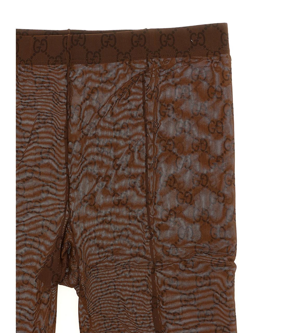 GUCCI Коричневые носки, чулки и колготы, фото 3