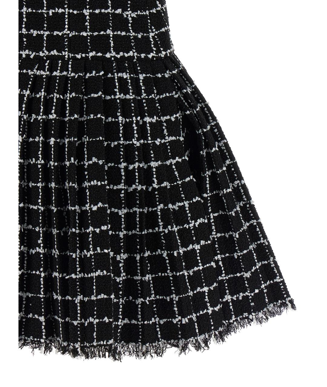 BALMAIN Черное твидовое коктейльное платье, фото 4