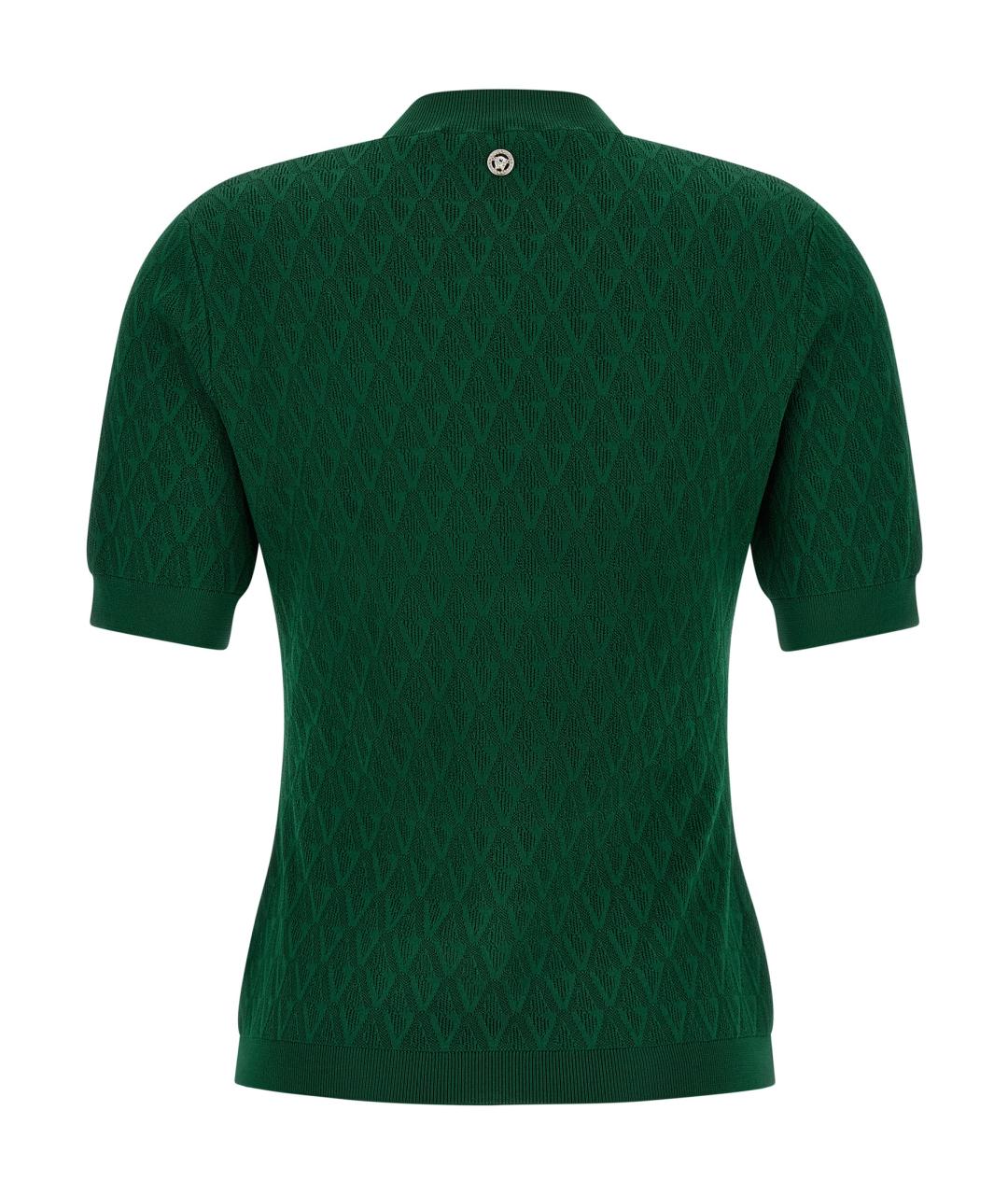 VERSACE Зеленый вискозный джемпер / свитер, фото 2