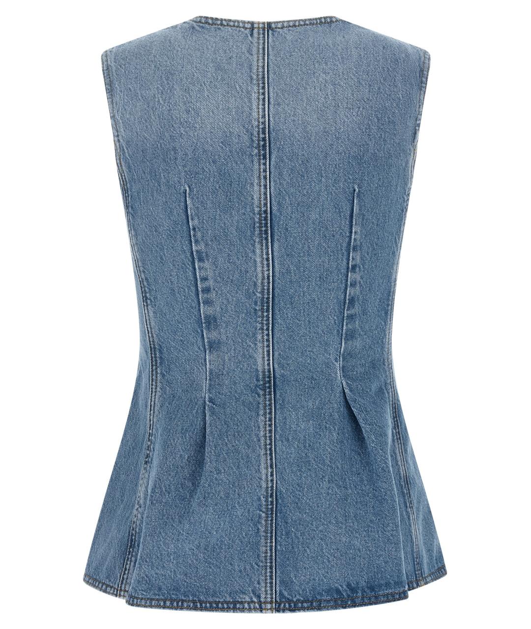 ROTATE Голубая хлопковая рубашка, фото 2