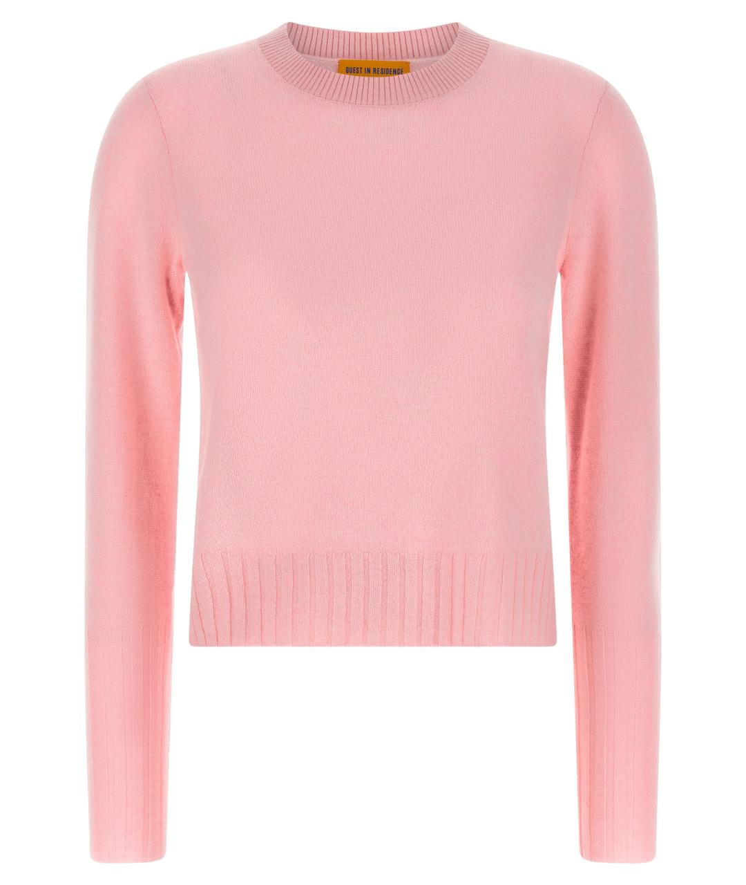 GUEST IN RESIDENCE Розовый кашемировый джемпер / свитер, фото 1