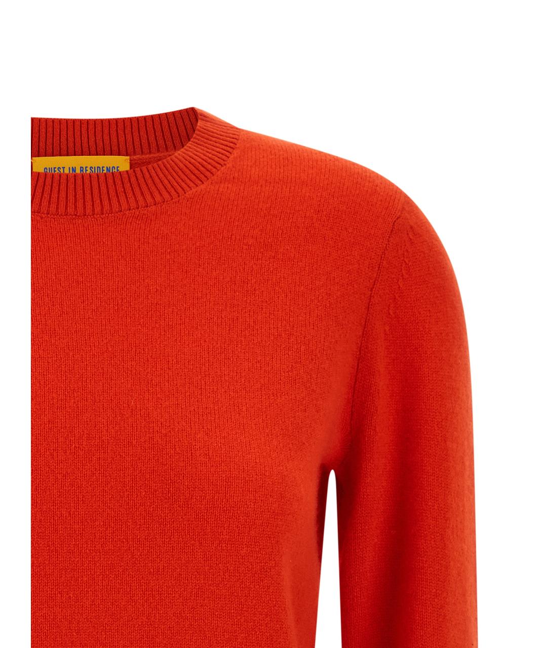 GUEST IN RESIDENCE Красный кашемировый джемпер / свитер, фото 3