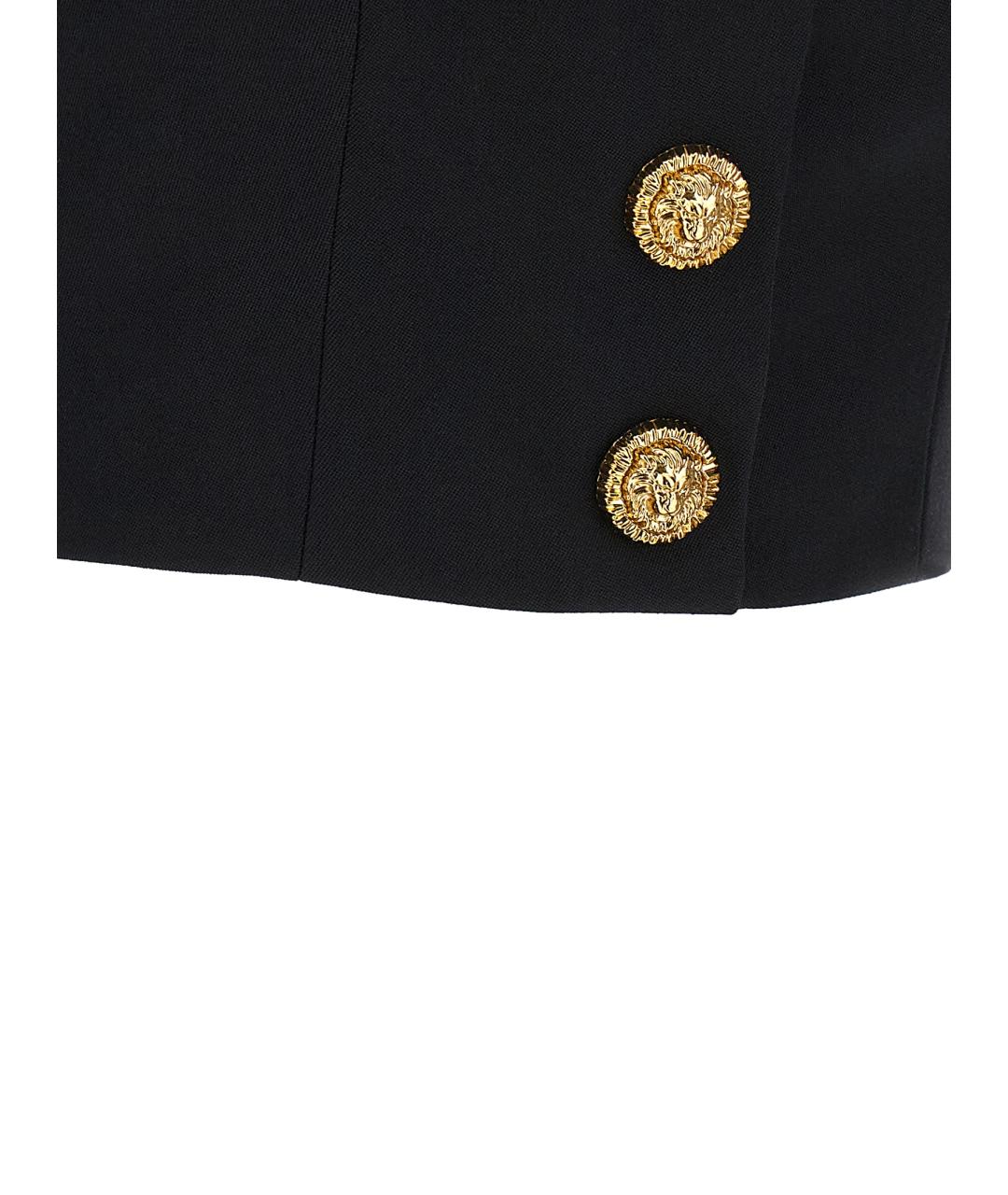 BALMAIN Черная шерстяная блузы, фото 4