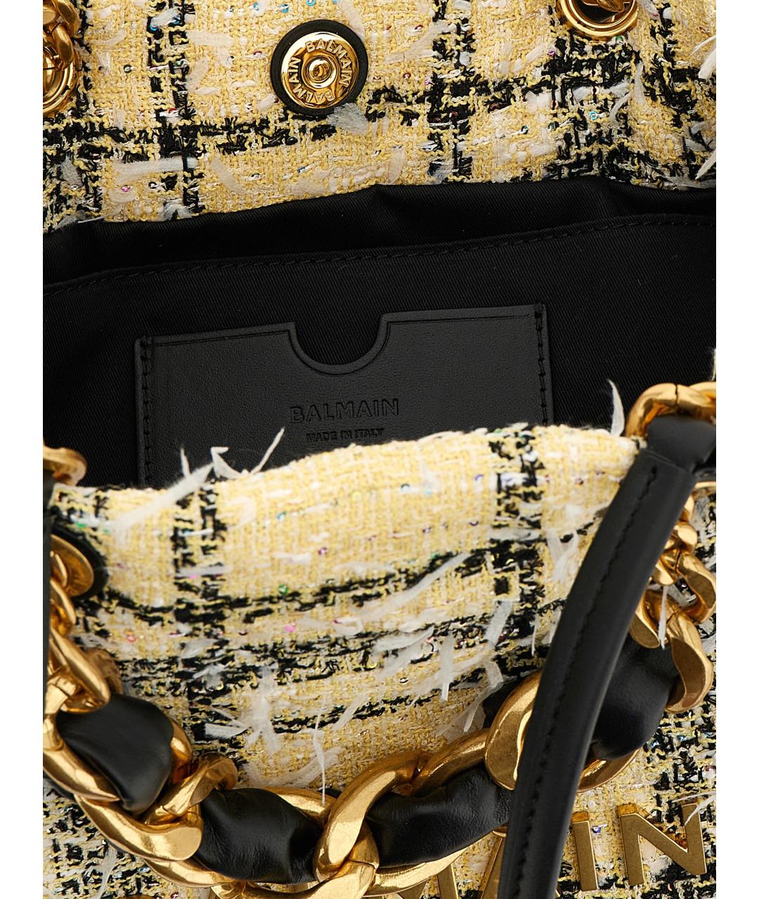 BALMAIN Мульти тканевая сумка тоут, фото 4