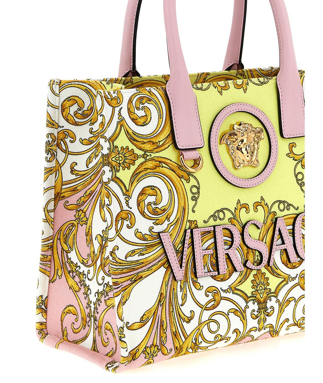 VERSACE Мульти тканевая сумка тоут, фото 3