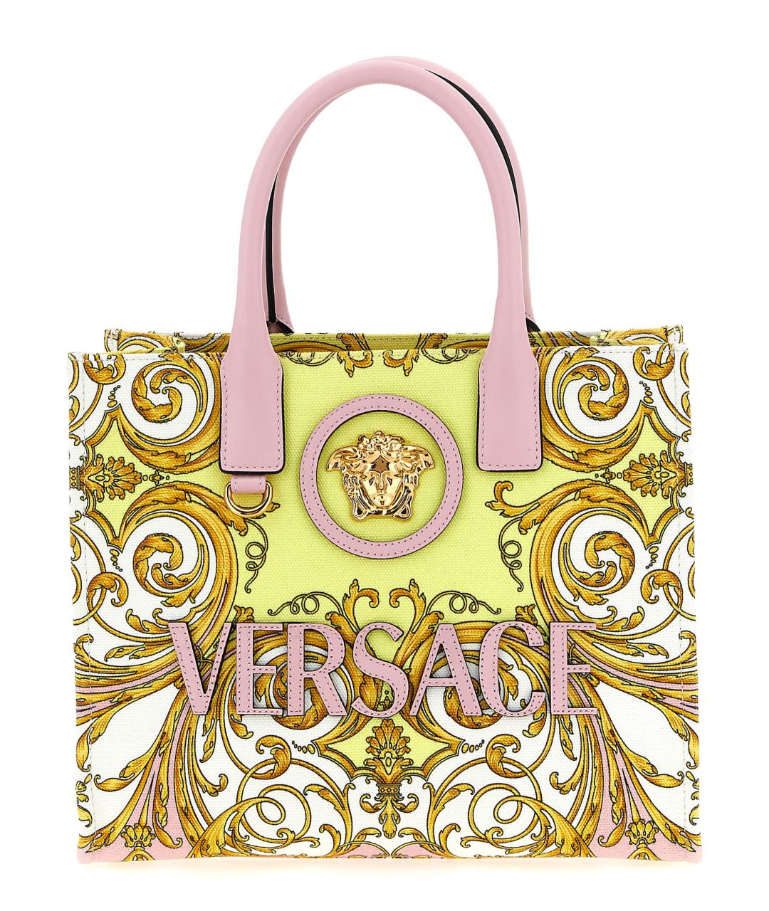 VERSACE Мульти тканевая сумка тоут, фото 1