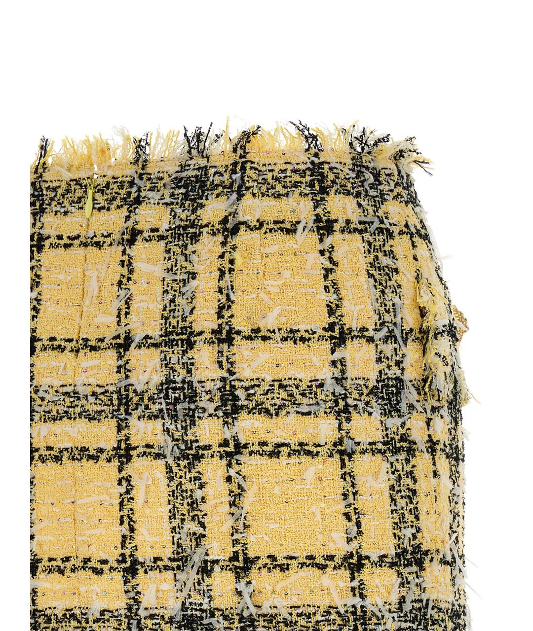 BALMAIN Мульти твидовая юбка мини, фото 4