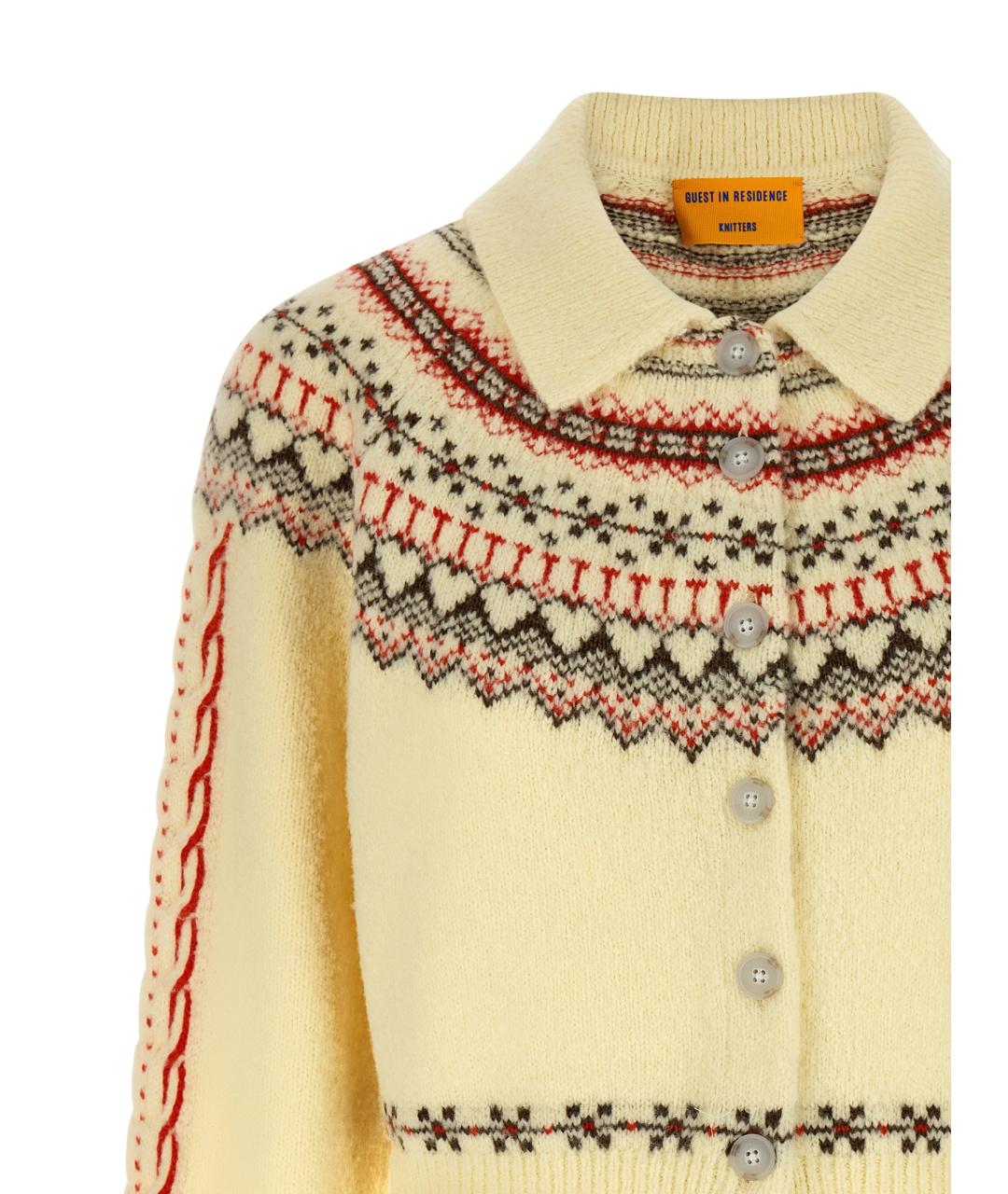 GUEST IN RESIDENCE Мульти шерстяной кардиган, фото 3