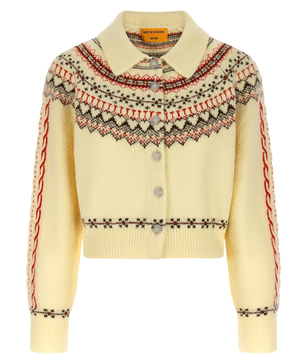 GUEST IN RESIDENCE Мульти шерстяной кардиган, фото 1