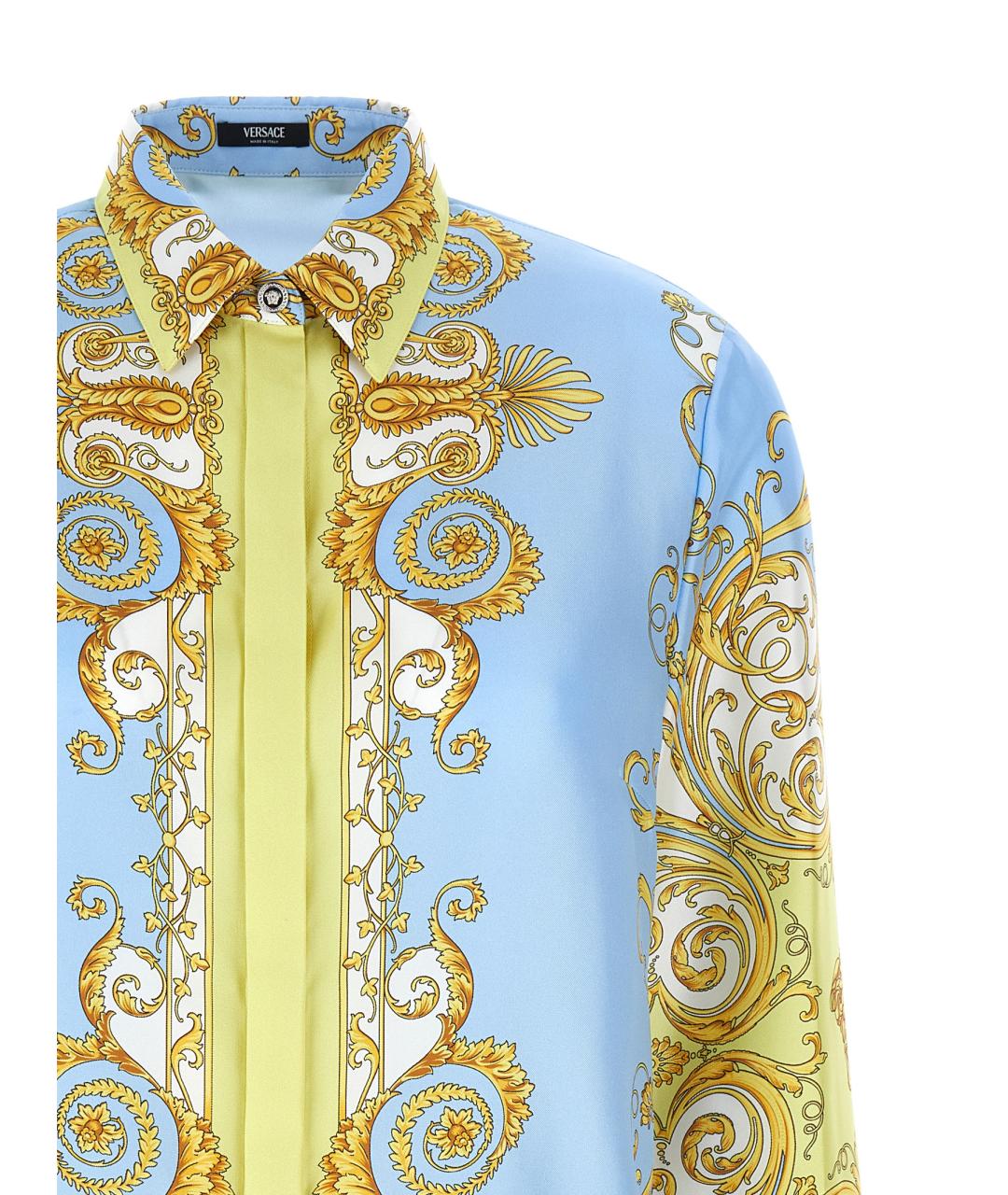 VERSACE Мульти шелковая рубашка, фото 3